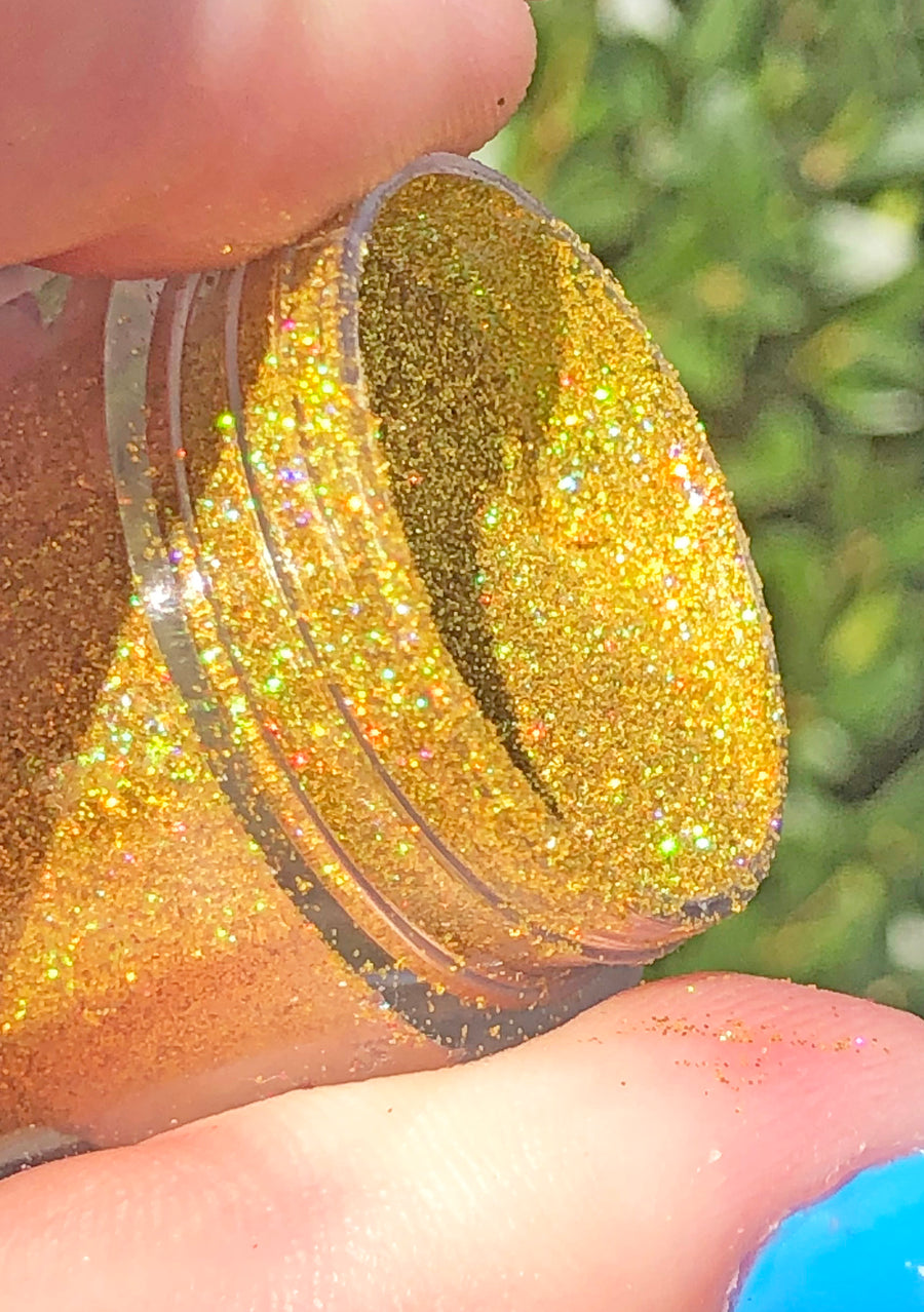 Yellow Gold Micro Holo Glitter