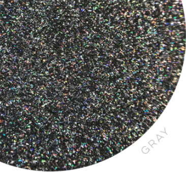 Gray Micro Holo Glitter
